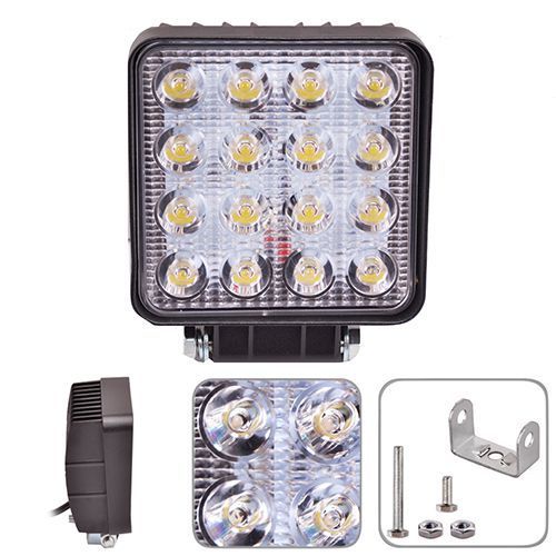 Фара світлодіодна 110х110х55мм 12-24V 48W 6000K Pulso WLP-7612 WLP-7612 фото
