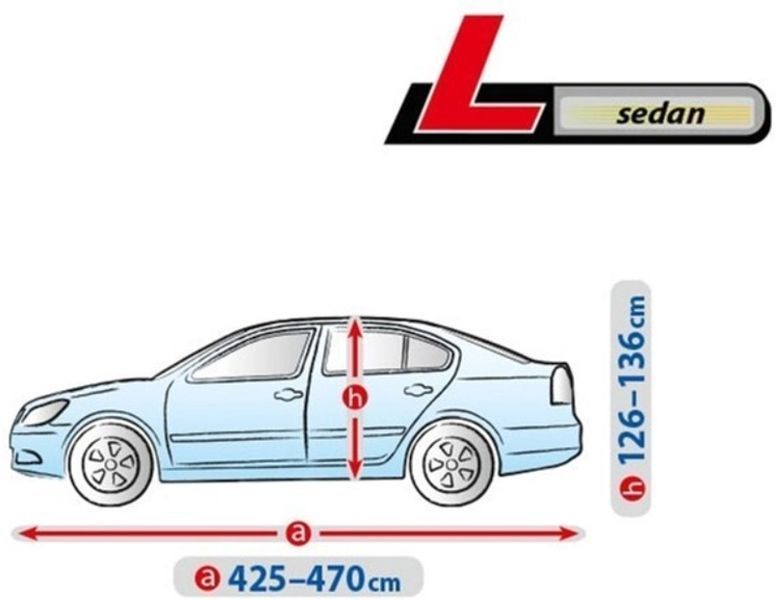 Тент чехол на автомобиль Седан 483x178x120см (L) Basic Garage Sedan KEGEL 5-3963-241-3021 5-3963-241-3021 фото
