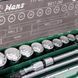 Набір торцевих головок 3/4"DR 19-50мм, 12ган, 17 предметів HANS 6617-2M 12PT 6617-2M 12PT фото 2