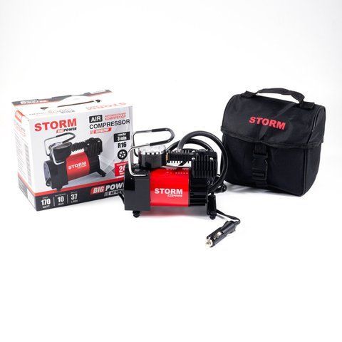 Компресор автомобільний 10 Атм 37 л/хв 170 Вт Storm 20320 Big Power Autostop 20320 фото