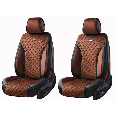 Чохли на передні сидіння алькантара 3D TORINO Кавові Elegant 700 225 El 700 225 фото