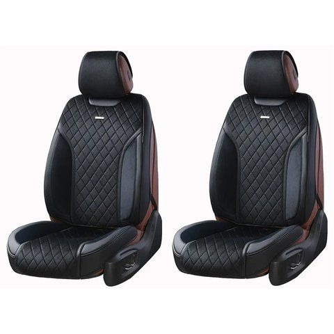Чохли на передні сидіння алькантара 3D TORINO Чорні Elegant  700 226 El 700 226 фото