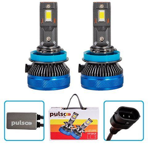 Лампы LED Pulso LC3-H11-H8-H9-h16 9-30V 2x65W 13000Lm 6000k LC3-H11-H8-H9-h16 фото