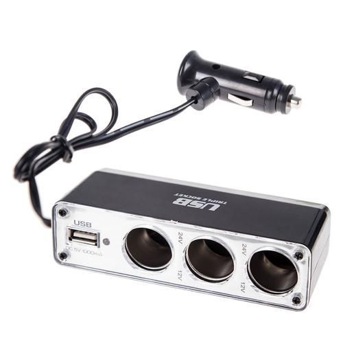 Подовжувач прикурювача 3+1USB Voin WF-0096A WF-0096A фото