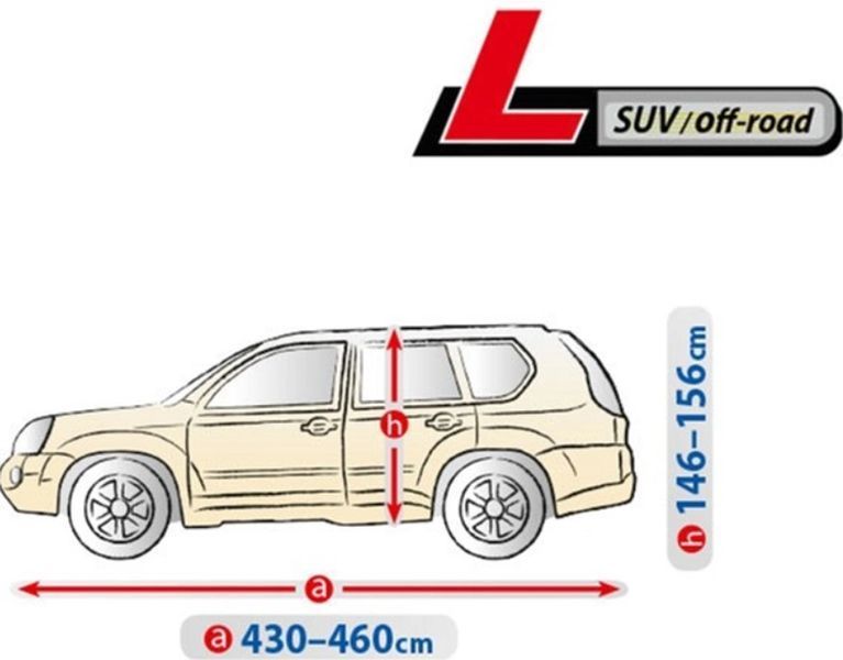 Тент чехол на автомобиль Джип, Минивен 460х195х155 см (L) Optimal Garage SUV/OFF ROAD KEGEL 5-4330-241-2092 5-4330-241-2092 фото