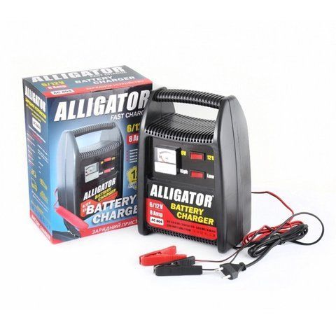 Зарядний пристрій АКБ Alligator AC804 6/12V 8А AC804 фото