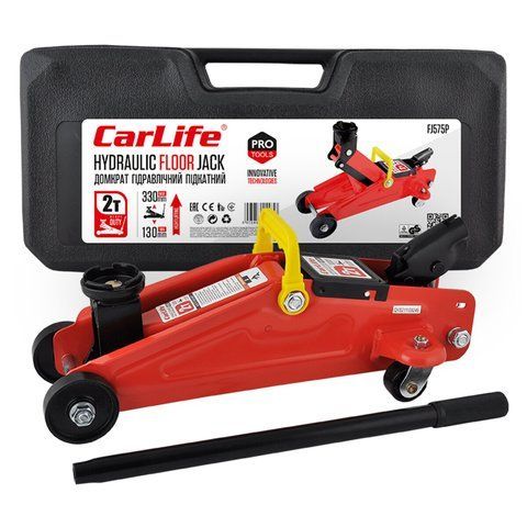 Домкрат підкатний 2т 130-330 мм Carlife FJ575P FJ575P фото