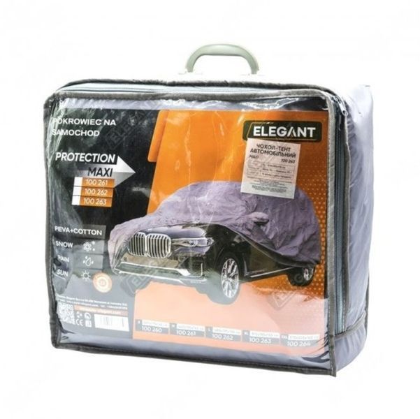 Тент чохол на автомобіль Джип, Мінівен з підкладкою L 480x195x155 см ELEGANT 100 262 El 100 262 фото