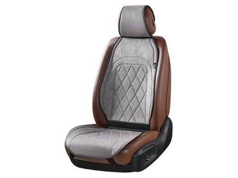 Накидки на передні сидіння з вентиляцією алькантара сірі Elegant PARMA EL 700 703 EL 700 703 фото