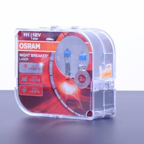 Лами галоген 12V 55W OSRAM H1 +130% Night Breaker Laser NBL H1 +130% фото