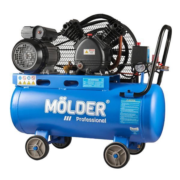 Компрессор воздушный Molder с ресивером 50л, 202л/мин, 1500Вт MA31520 фото