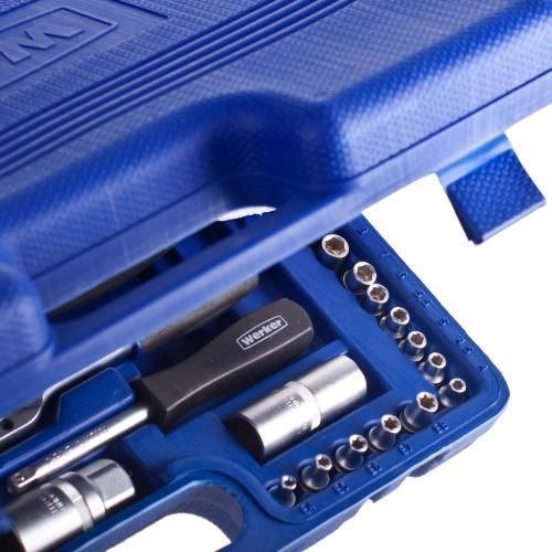 Універсальный набір инструменту 1/4" та 1/2" 108 предметів Werker UN-1108П-6 UN-1108П-6 фото