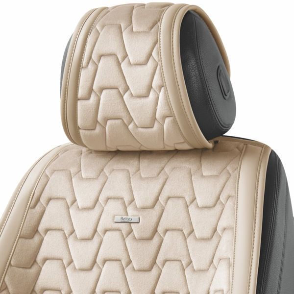 Комплект преміум накидок для сидінь BELTEX BX85500 Chicago biege BX85500 фото