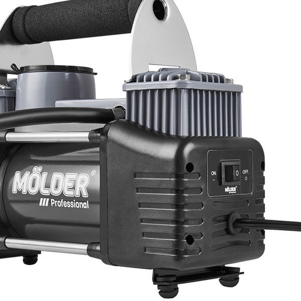 Автомобильный компрессор 12В, 10 Атм, 90 л/мин Molder Master MA25200 Air с зажимами АКБ MA25200 фото