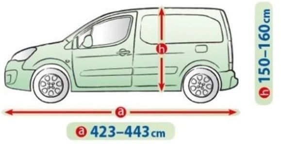 Тент на автомобіль Мінівен 443х180x148 см KEGEL Mobile Garage LAV L 5-4136-248-3020 5-4136-248-3020 фото