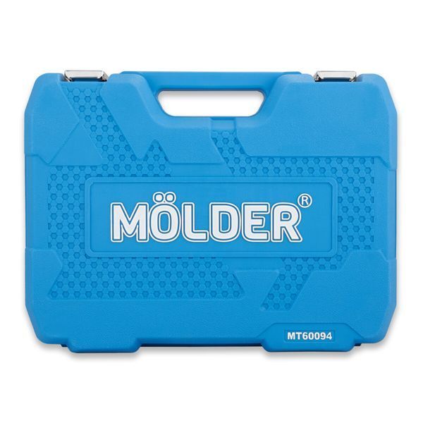 Професійний набір інструментів у кейсі M&Ouml;LDER 1/2", 1/4" 72 T, CR-V, 94ед. MT60094 фото