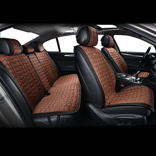 Комплект преміум накидок для сидінь BELTEX BX85120 Chicago black-coffee BX85120 фото