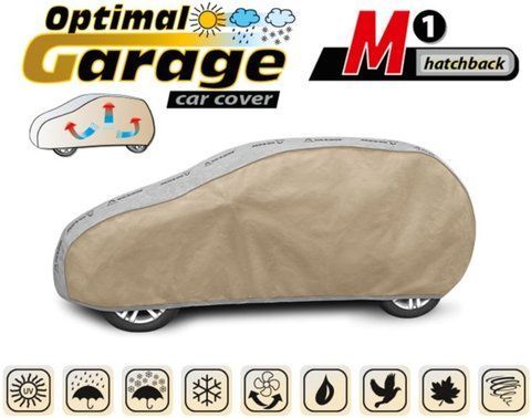 Тент на автомобіль Хетчбек 380х148x136 см Optimal Garage Hatchbacki M1 5-4313-241-2092 5-4313-241-2092 фото