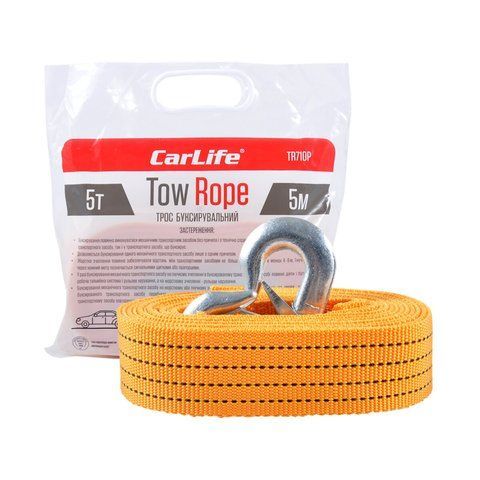 Буксувальний трос 5т 5м CarLife TR710/P TR710/P фото