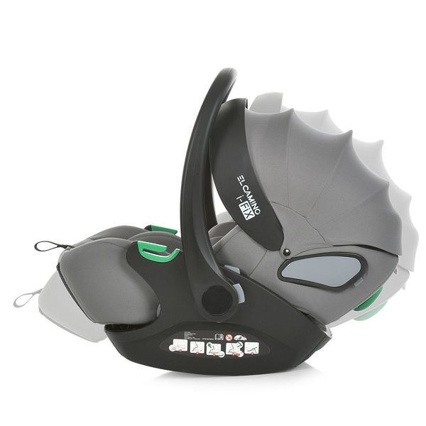Автокресло детское ME 1110 i-FIX Simply Gray i-SIZE R129, рост ребенка 40-87см, рег.подголовник, 2 ур. Серый ME 1110 i-FIX Simply Gray фото