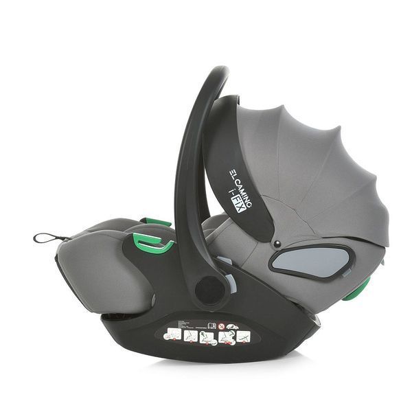 Автокресло детское ME 1110 i-FIX Simply Gray i-SIZE R129, рост ребенка 40-87см, рег.подголовник, 2 ур. Серый ME 1110 i-FIX Simply Gray фото