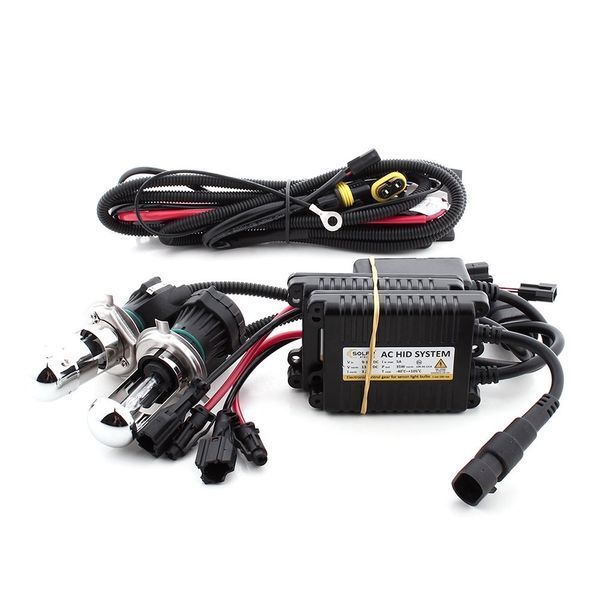 Комплект ксенону Solar H4 6000K 85V 35 W P43t-38 KET+Ballast+Wire, 2 шт. 4460 фото