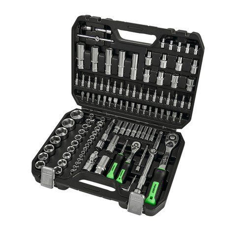 Професійний набір інструментів у кейсі Winso Pro 1/2", 1/4" 72T, CR-V, 110од. 924110 фото