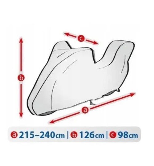 Тент на мотоцикл 215-240х126х98 см (L Box) Basic Garage KEGEL 5-4175-248-3020 5-4175-248-3020 фото
