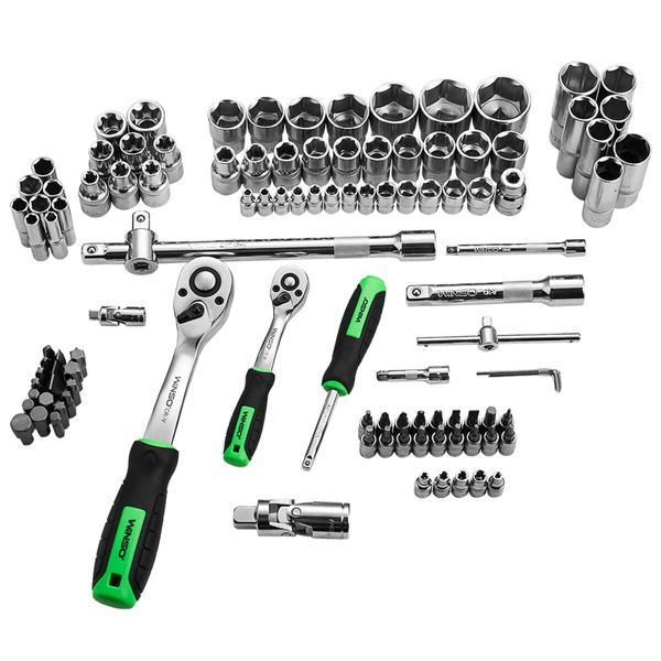 Професійний набір інструментів у кейсі Winso Pro 1/2", 1/4" 72T, CR-V, 110од. 924110 фото