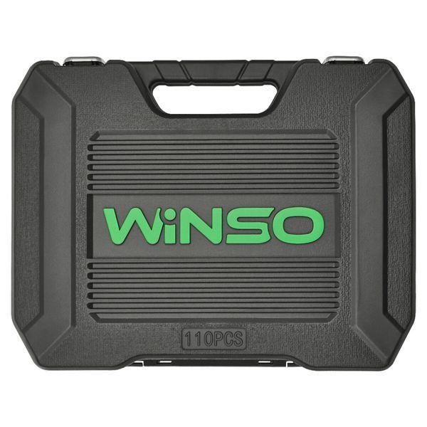 Професійний набір інструментів у кейсі Winso Pro 1/2", 1/4" 72T, CR-V, 110од. 924110 фото