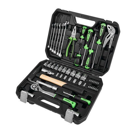Професійний набір інструментів у кейсі Winso Pro 1/2", 1/4" 72Т, CR-V, 56од. 924056 фото