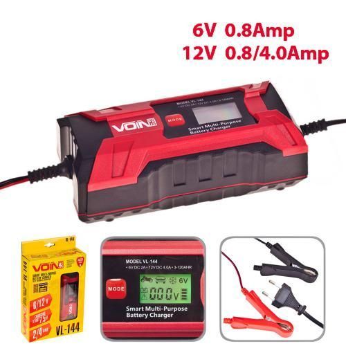 Зарядное устройство импульсное 6-12В 4А VOIN VL-144 LCD VL-144 фото
