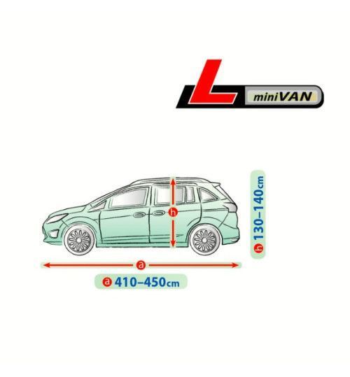 Тент чохол для авто Мінівен L 450х180х140 см Membrane Garage mini Van KEGEL 5-4774-248-3050 у сумці 5-4774-248-3050 фото
