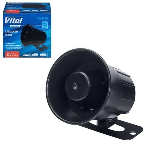 Сирена 12V 1тональна 20W VITOL CA-9120 CA-9120 фото