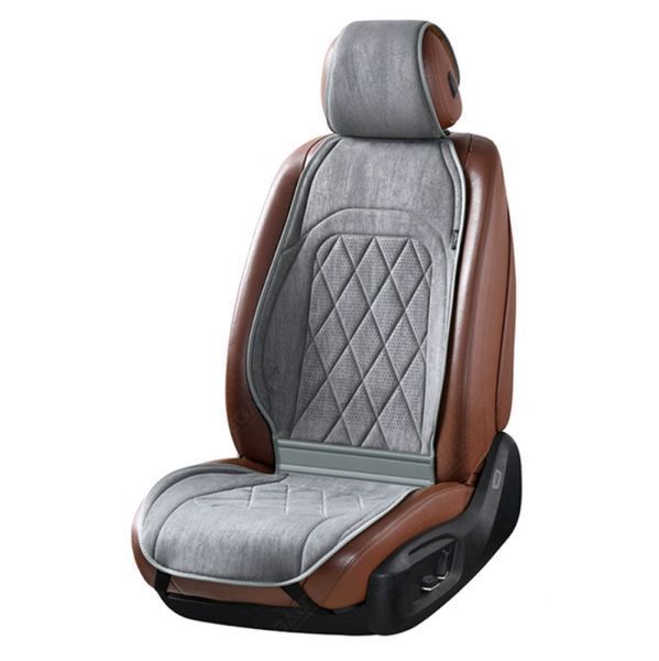 Накидки на сидіння з вентиляцією алькантара темно сірі Elegant PARMA EL 700 718 EL 700 718 фото
