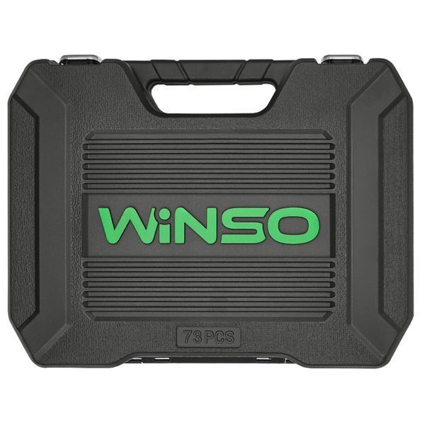 Професійний набір інструментів у кейсі Winso Pro 1/2", 1/4" 72 T, CR-V, 73 од. 924073 фото