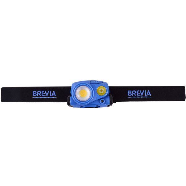 Фонарь налобный Brevia 14100WX1 400Lm+200Lm, 3W+3W COB, 1200mAh IP65 14100WX1 фото