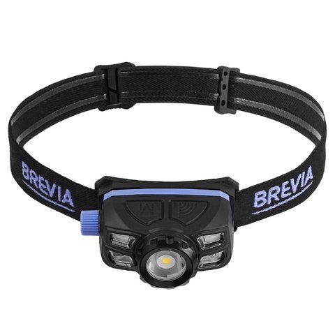 Ліхтар налобний Brevia 14150WZX1 400Lm, 5W LED, Zoom, Sensor, 1400mAh IP65 14150WZX1 фото