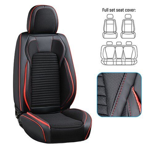 Набор чехлов VOIN V-8803 Bk полный комплект экокожа черные V-8803 Bk Full фото