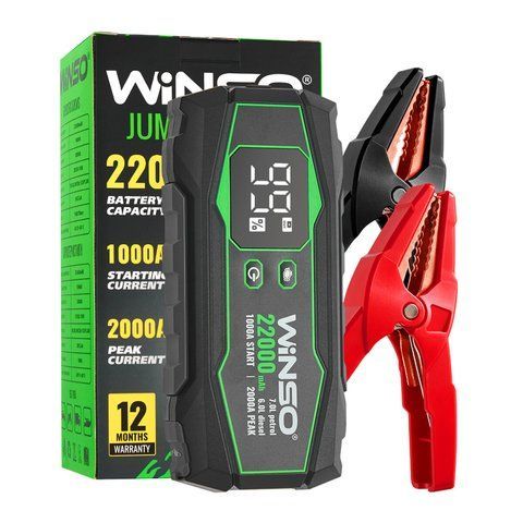 Бустер (пускозарядний пристрій) Winso 141000 Jump Starter 1000A/2000A 22000mAh 141000 фото