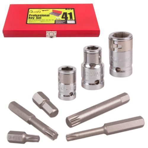 Набір біт 41 предмет шестигранники, SPLINE,TORX Alloid НБ-3841 НБ-3841 фото