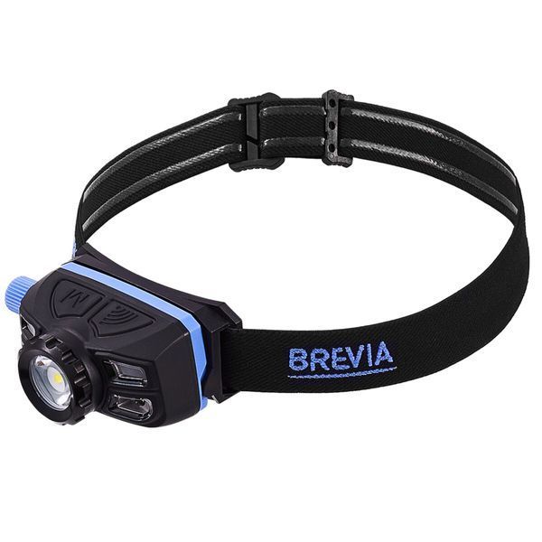 Фонарь налобный Brevia 14150WZX1 400Lm, 5W LED, Zoom, Sensor, 1400mAh IP65 14150WZX1 фото