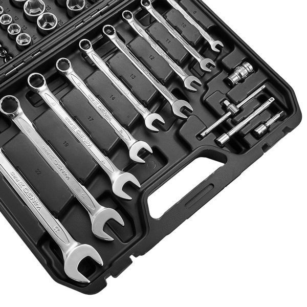 Профессиональный набор инструментов в кейсе Winso Pro 1/2", 1/4" 72 T, CR-V, 82 ед. 924082 фото