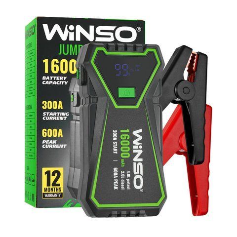 Бустер (пускозарядний пристрій) Winso 140300 Jump Starter 300A/600A 16000mAh 140300 фото