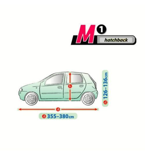 Тент чохол на авто Хетчбек M1 380х165x136 см Perfect Garage Hatchback KEGEL 5-4625-249-4030 5-4625-249-4030 фото