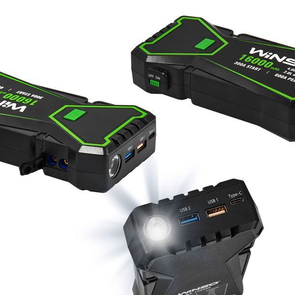 Бустер (пускозарядний пристрій) Winso 140300 Jump Starter 300A/600A 16000mAh 140300 фото