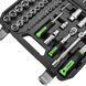 Профессиональный набор инструментов в кейсе Winso Pro 1/2", 1/4" 72 T, CR-V, 94ед. 924094 фото 3