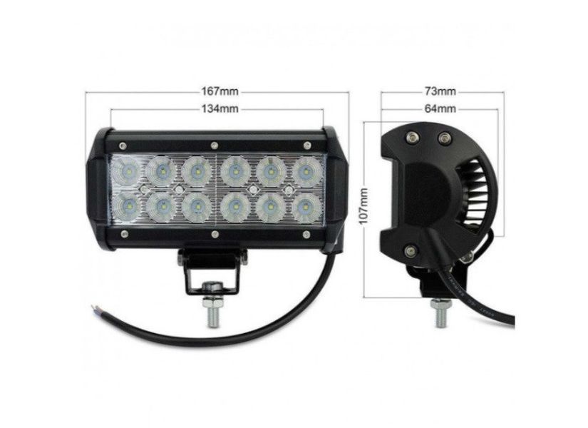 Фара світлодіодна 176х107х73мм 36W 12-24V Leader D-36W D-36W фото