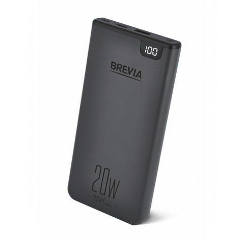Повербанк (Power Bank) Brevia 10000mAh 20W Li-Pol, LCD 7984 фото