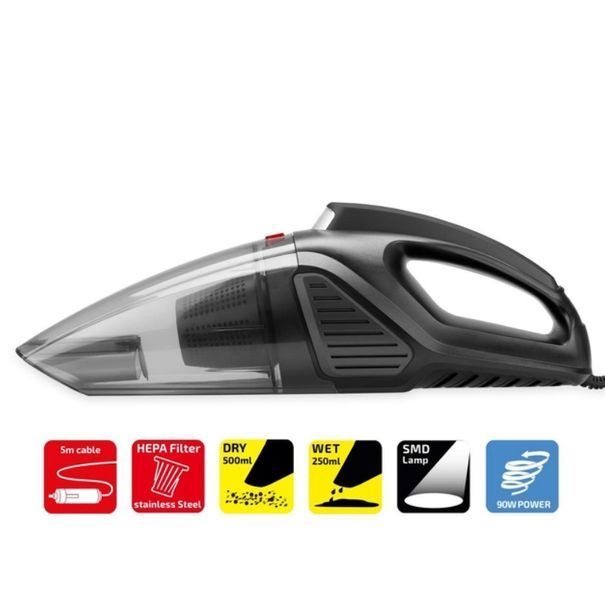 Автопилосос сухе та вологе прибирання 90W HEYNER 243100 TurboPower Pro 243100 фото